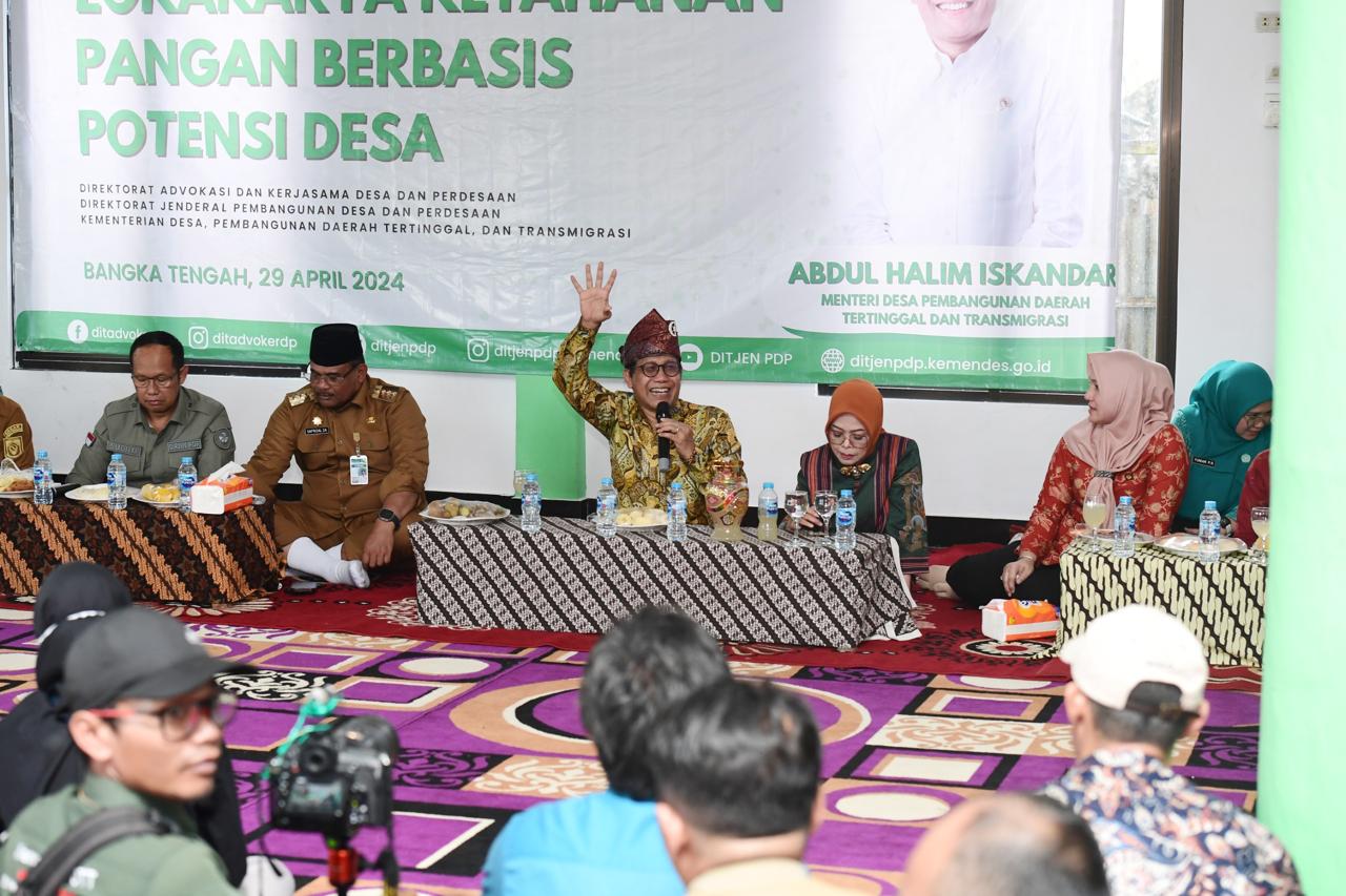 Abdul Halim Iskandar (Mendes PDTT). Sumber foto: Humas Kemendes