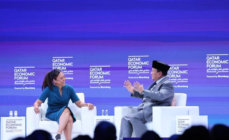 Prabowo Paparkan Prioritas Pembangunan Negara di Qatar Economic Forum