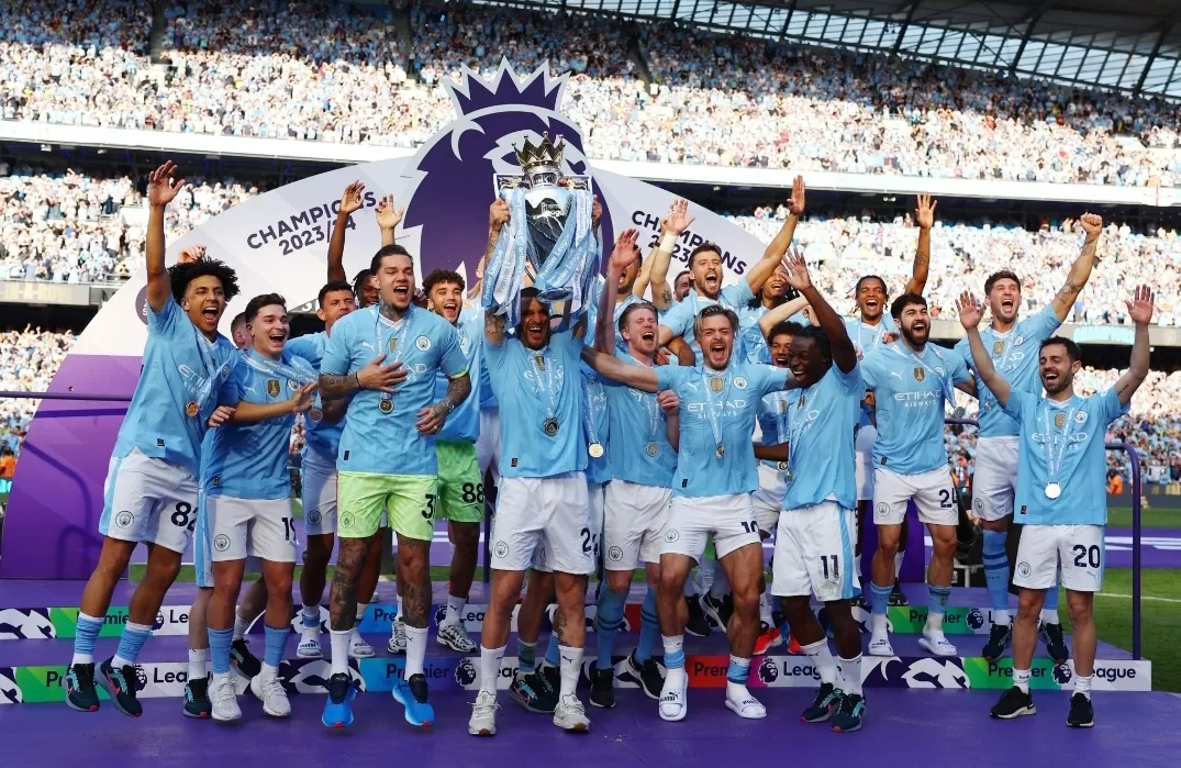 Sejarah: Manchester City Juara Liga Inggris Empat Musim Beruntun