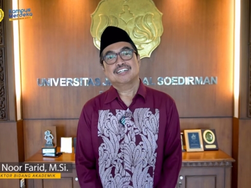 Noor Farid (Wakil Rektor Unsoed Bidang Akademi). Sumber Foto: Instagram @unsoedofficial_1963