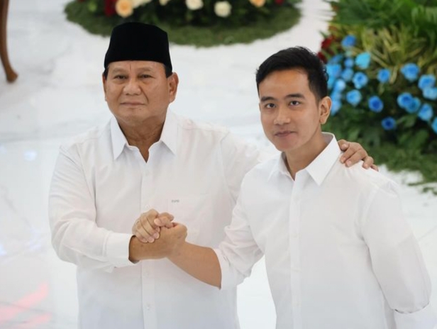 Prabowo Subianto dan Gibran Rakabuming Raka (Presiden terpilih dan wakil presiden terpilih). Sumber Foto: Instagram @prabowo