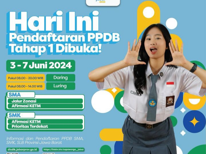 PPDB Jawa Barat. Sumber Foto: Instagram @disdikjabar