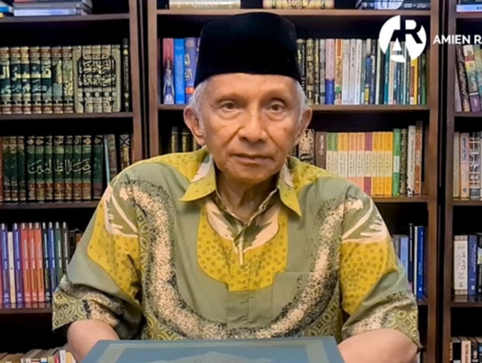 Amien Rais (Mantan Ketua Umum Pimpinan Pusat Muhammadiyah). Sumber Foto: YouTube @AmiesRaisOfficial