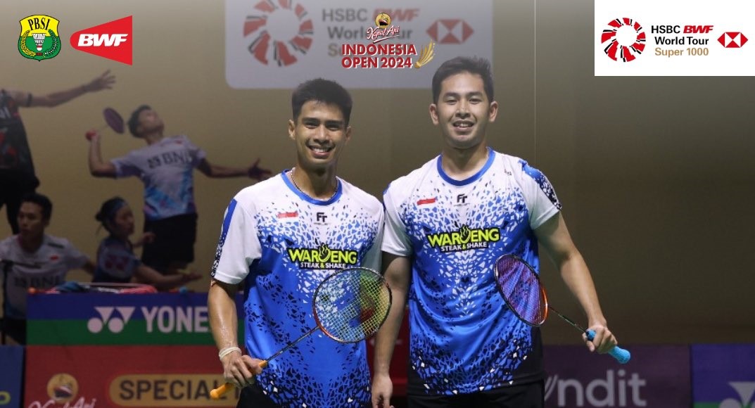 Indonesia Open 2024, Indonesia Tersisa 1 Wakil di Semifinal