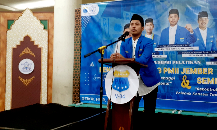 Fathu Fikron Mustofa, Ketua Umum PC PMII Jember, Sumber foto: Istimewa