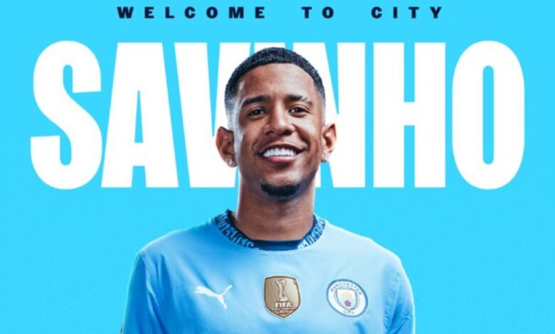 Savinho Resmi Bergabung dengan Manchester City