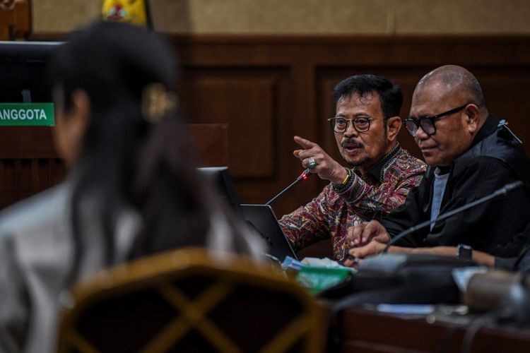 Terdakwa kasus pemerasan dan gratifikasi di Kementerian Pertanian, Sumber foto: Istimewa