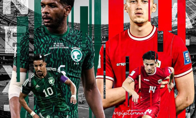 Tiimnas Indonesia akan melawan Timnas Arab Saudi Foto: Instagram @arsiptimnas