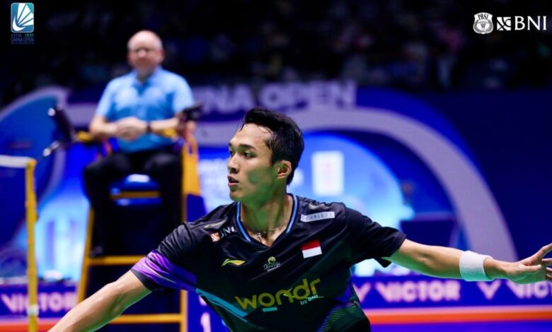 Jonatan Christie Tersingkir di Semifinal China Open Foto:Twitter @INABadminton