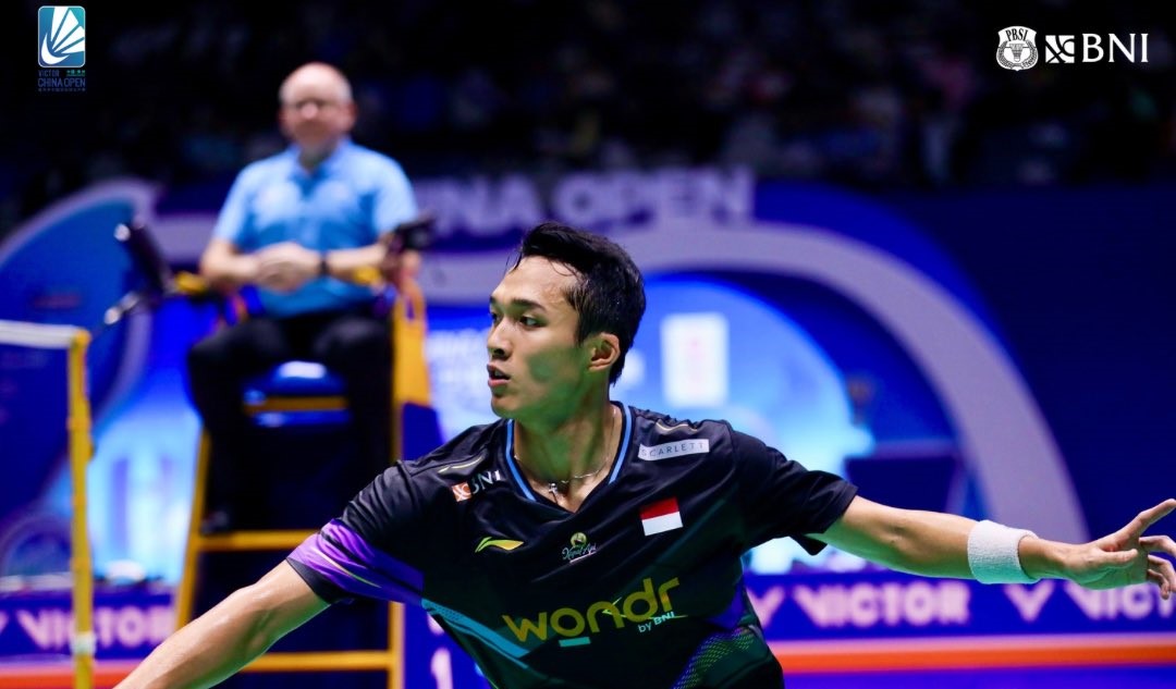 Jonatan Christie Tersingkir di Semifinal China Open Foto:Twitter @INABadminton