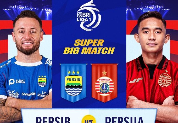 Duel Liga 1 Persib Bandung lawan Persija Jakarta Foto:Twitter @puguh