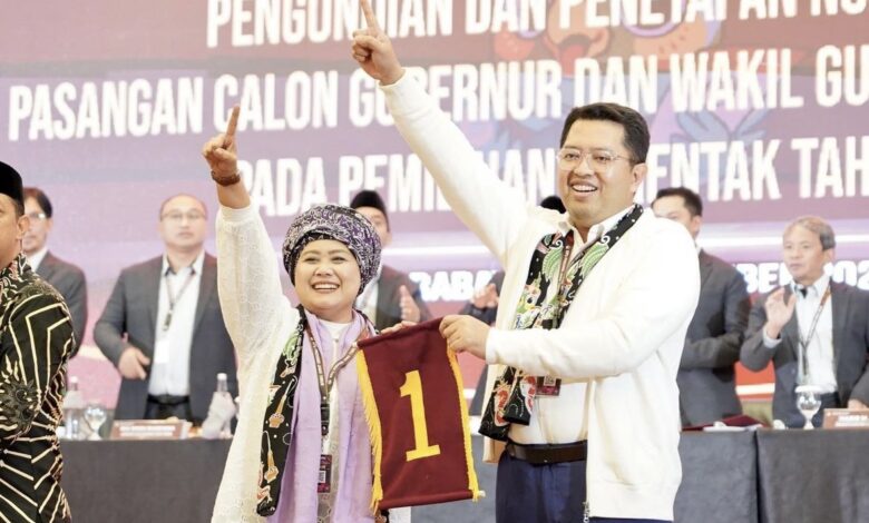 Luluk Nur Hamidah dan Lukmanul Khakim. Sumber Foto: Istimewa Politik