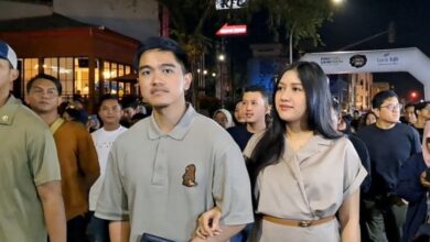 Kaesang Pangarep dan Erina Gudono saat berkunjung di Ngarsopuro Kota Solo, Sumber foto: Istimewa