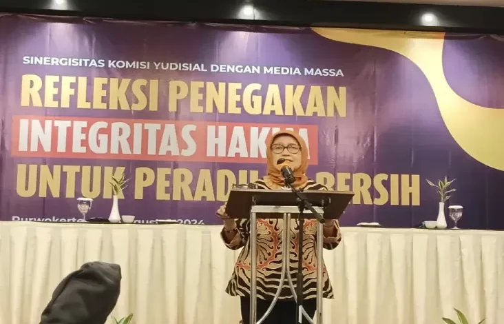 Wakil Ketua KY Siti Nurdjanah membuka Sinergitas Komisi Yudisial, Sumber foto: Istimewa