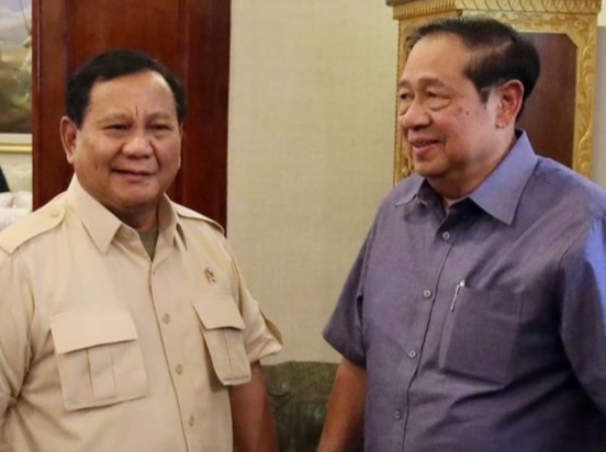 Prabowo Subianto dan Susilo Bambang Yudhoyono. Sumber Foto: Istimewa