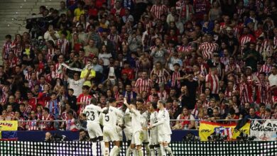 Pemain Real Madrid Saat Merayakan Gol Dalam Laga Real Madrid Atletico Madrid Foto: Istimewa