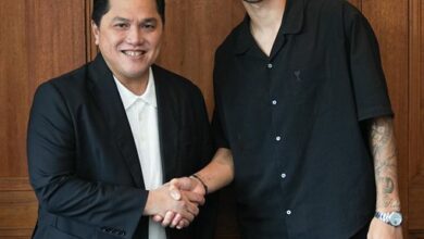 Ketua PSSI Bertemu dengan Calon Pemain Naturalisasi Kevin Diks Foto: Twitter@erickthohir