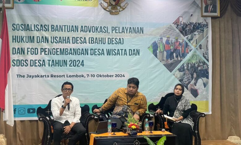 Keterangan foto: Sosialisasi program BAHU DesaSPU Kemendesa PDTT, Sumber: Istimewa