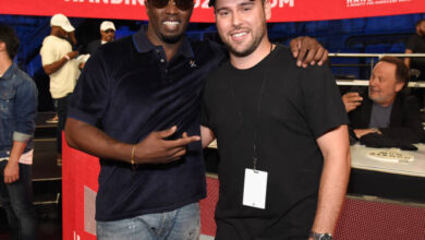 Diddy (kiri) dan Scooter Braun (kanan) Sumber Foto: Getty Images