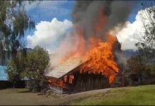 kondisi sekolah yang di bakar, Sumber foto: Istimewa