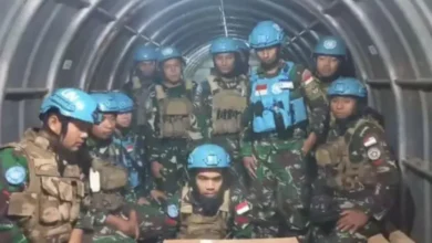 prajurit TNI  tergabung  Pasukan Perdamaian PBB (UNIFIL), Sumber foto: Istimewa