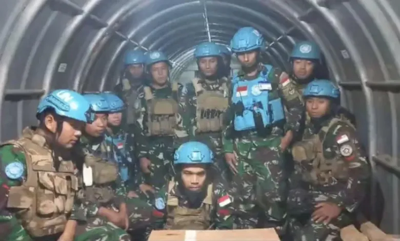 prajurit TNI  tergabung  Pasukan Perdamaian PBB (UNIFIL), Sumber foto: Istimewa