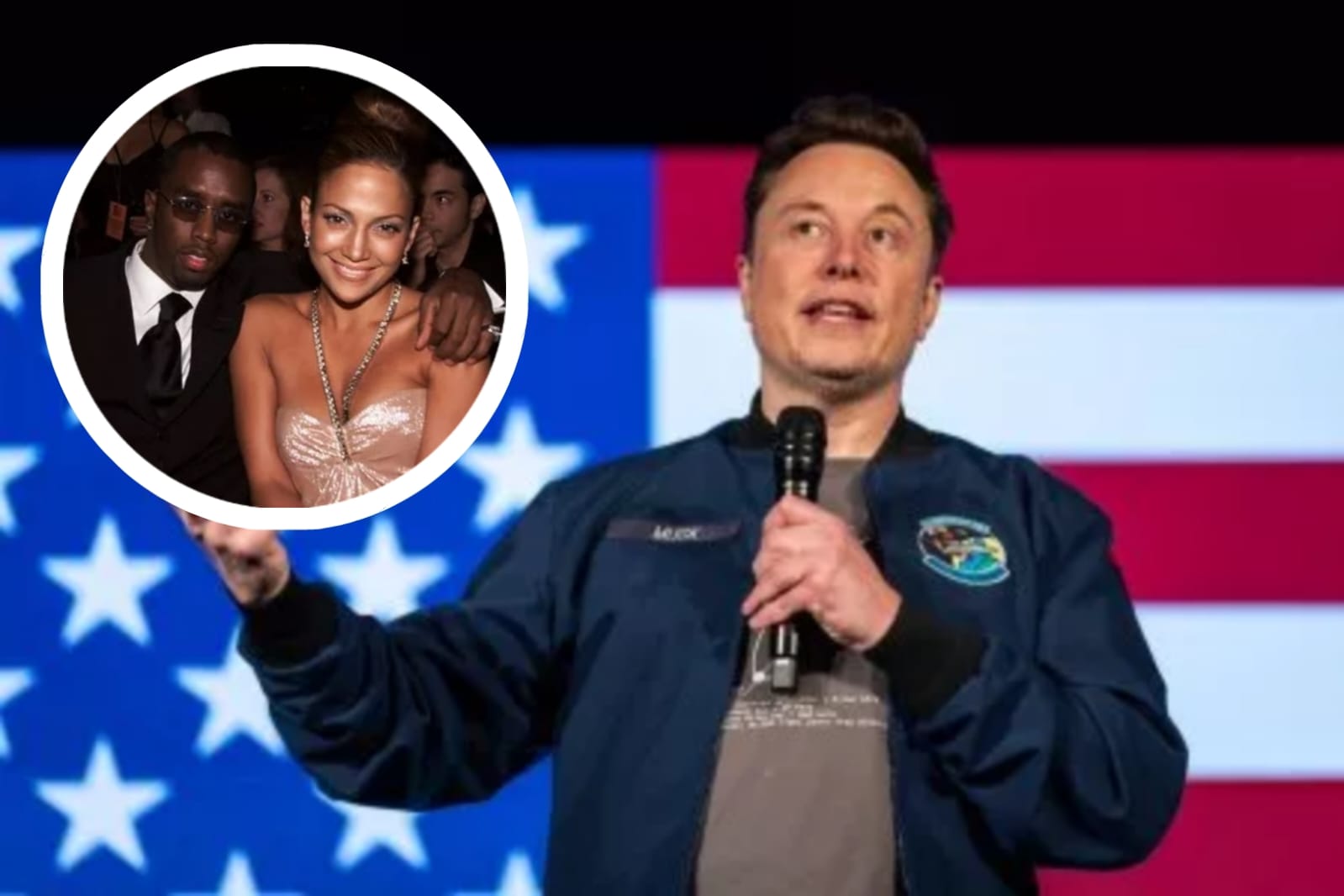 Elon Musk, Jennifer Lopez, dan Diddy Sumber Foto: Getty Images