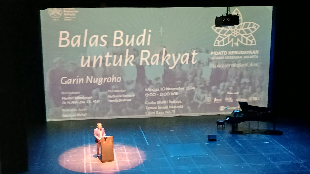 Pidato Kebudayaan Garin Nugroho