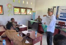 Ketua LP2M UAS Kencong, Akhmad Rudi Masrukhin pada saat sesi FGD bersama pengelola PKBM. Sumber: Dok LP2M UAS Kencong.