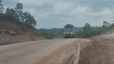 kondisi jalan Houling di lokasi tambang Kutai Kartanegara Sumber Foto: Dok Kementrans