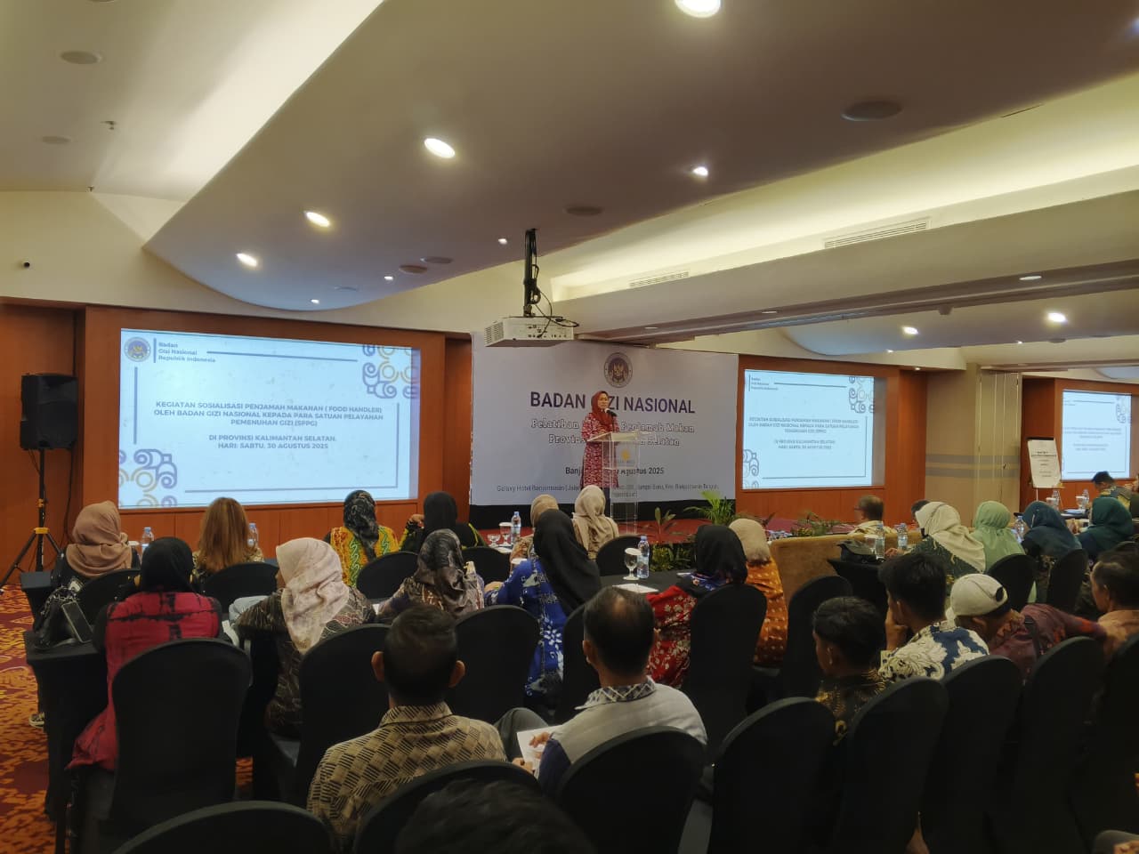 Badan Gizi Nasional Gelar Pelatihan Petugas Penjamah Makan di Banjarmasin