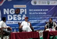 Bupati Situbondo, Mas Rio dalam forum Ngopi Desa, Sumber: Istimewa