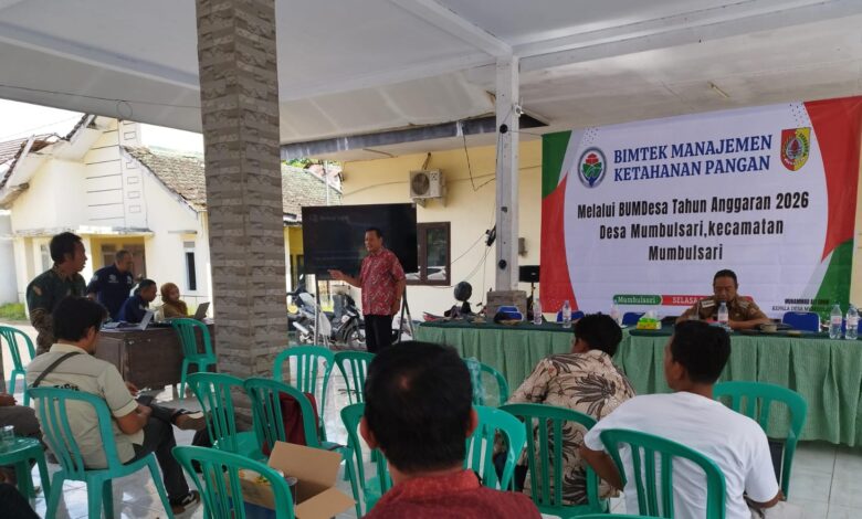 Keterangan Foto: Bimbingan Teknis (Bimtek) Manajemen Ketahanan Pangan Desa. Sumber: Istimewa
