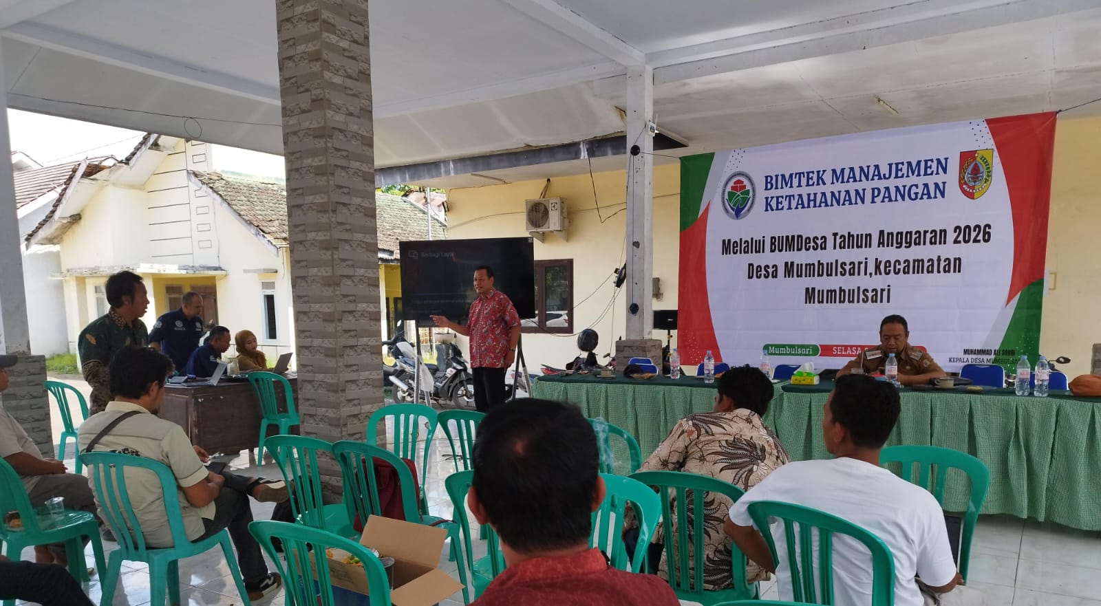 Keterangan Foto: Bimbingan Teknis (Bimtek) Manajemen Ketahanan Pangan Desa. Sumber: Istimewa
